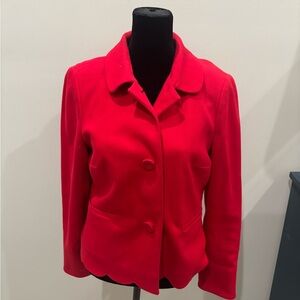 Talbots Vibrant Red Women's Blazer
